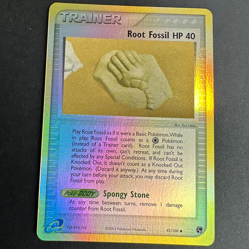 Pokemon TCG Root Fossil EX Sandstorm (SS) 92/100 Common Reverse Holo NM